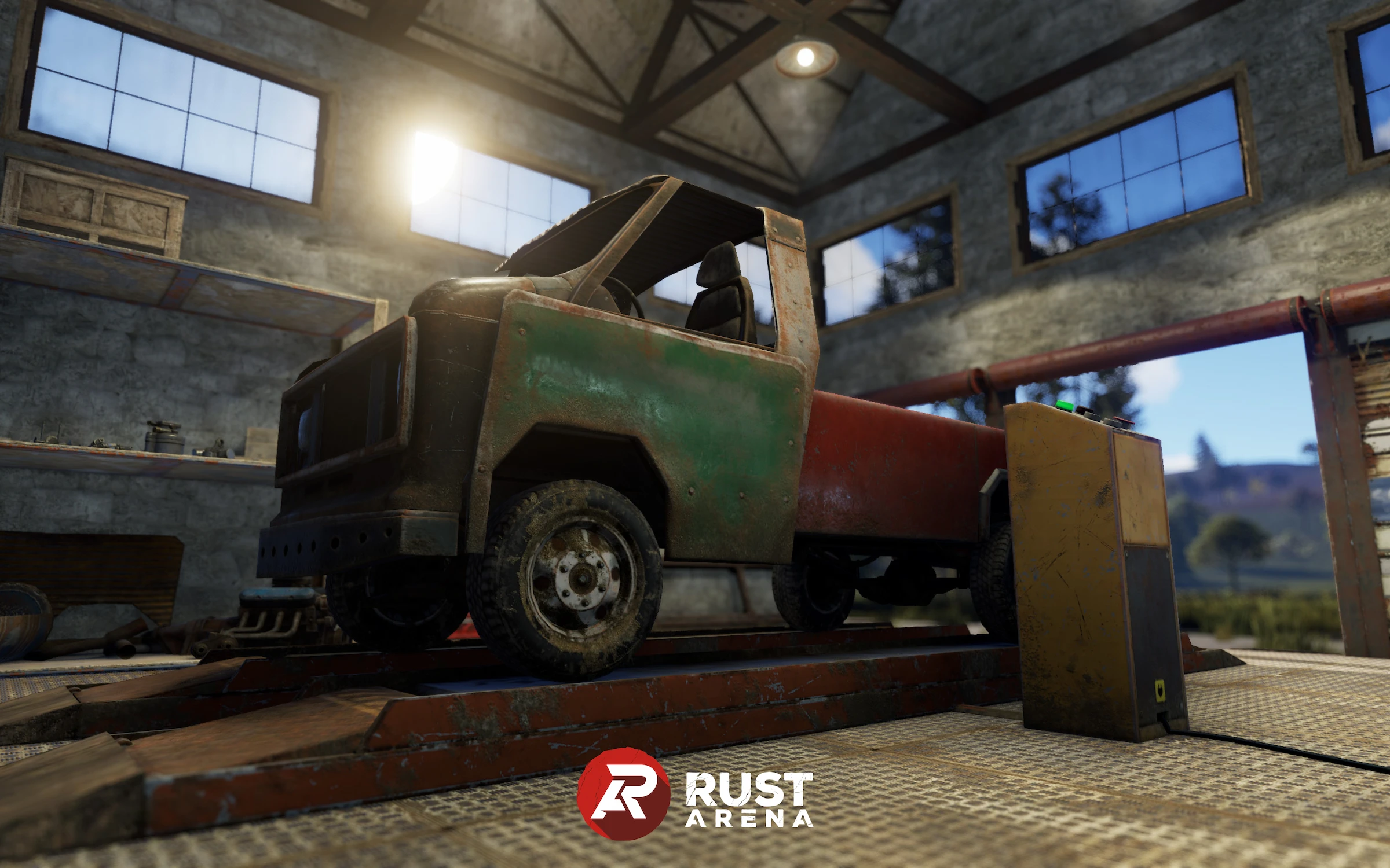 Car Dealer plugin for Rust — vehicle shop and modular car customization